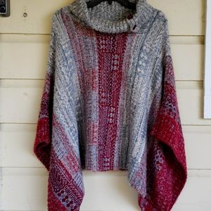 Free People over sized sweater/shrug/poncho size S